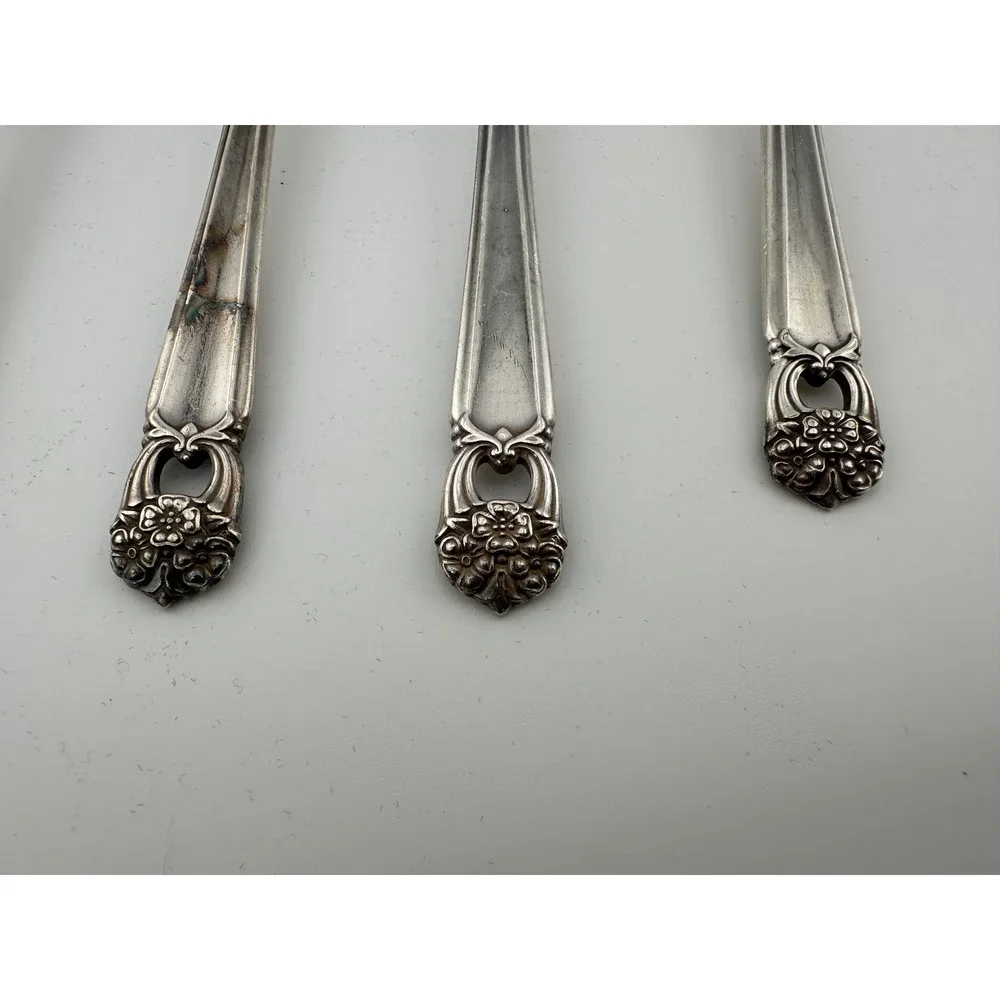 1847 Rogers Bros Eternally Yours Silverplate Flatware Set 6pc Mixed Lot Vintage